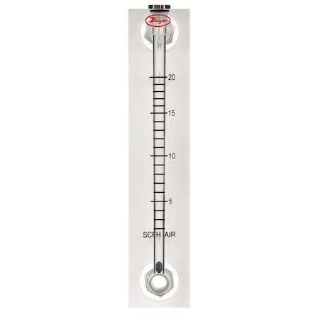 Dwyer Instruments Flowmeter, 220 Scfh Air VFB-51